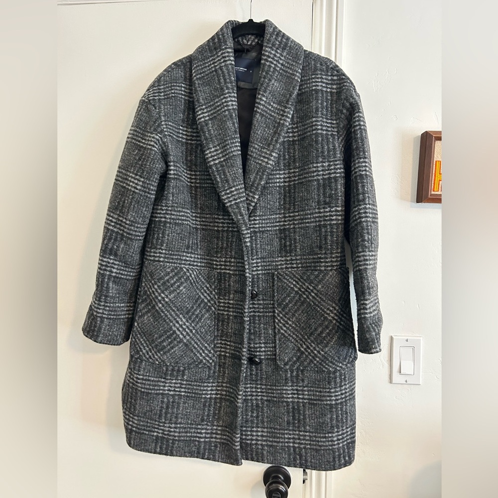 Lucky brand Plaid long jacket